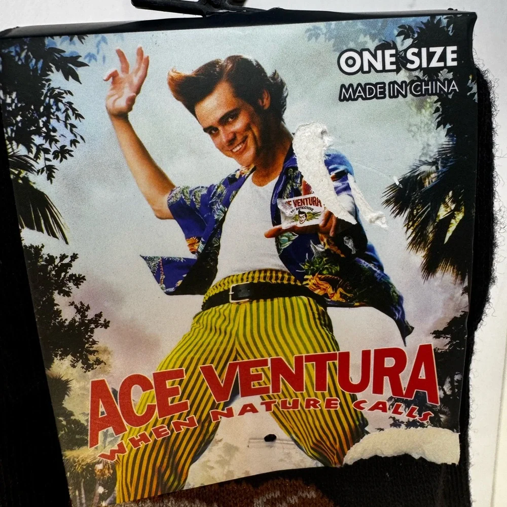 One Size One Pair Ace Ventura Socks Shoe‎ Size 7-12 Black
